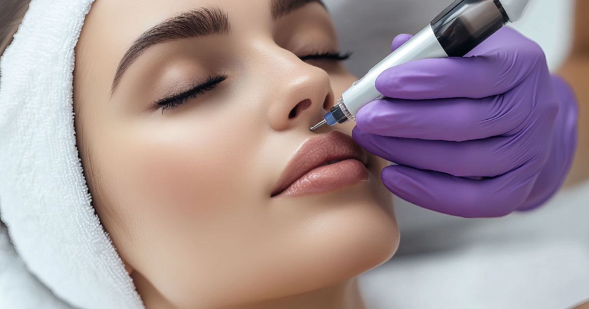 Women receiving Microneedling treatment in Austin,TX